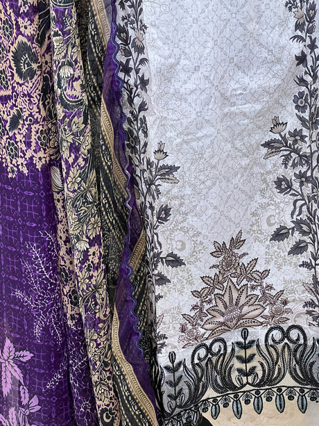 Pakistani Stitched lawn Embroidered Salwar kameez ready to ship