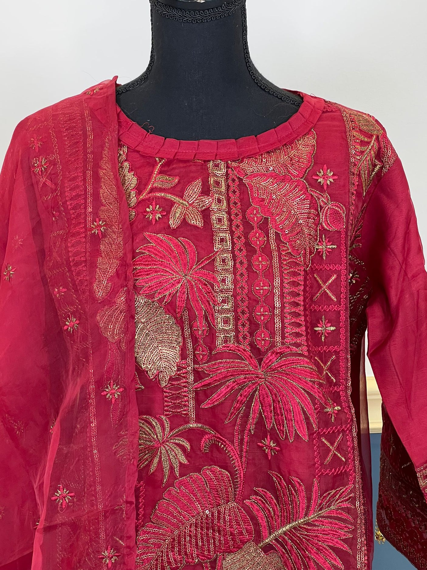 Pakistani Stitched Embroidery Party Wear Dresses Ready To Ship