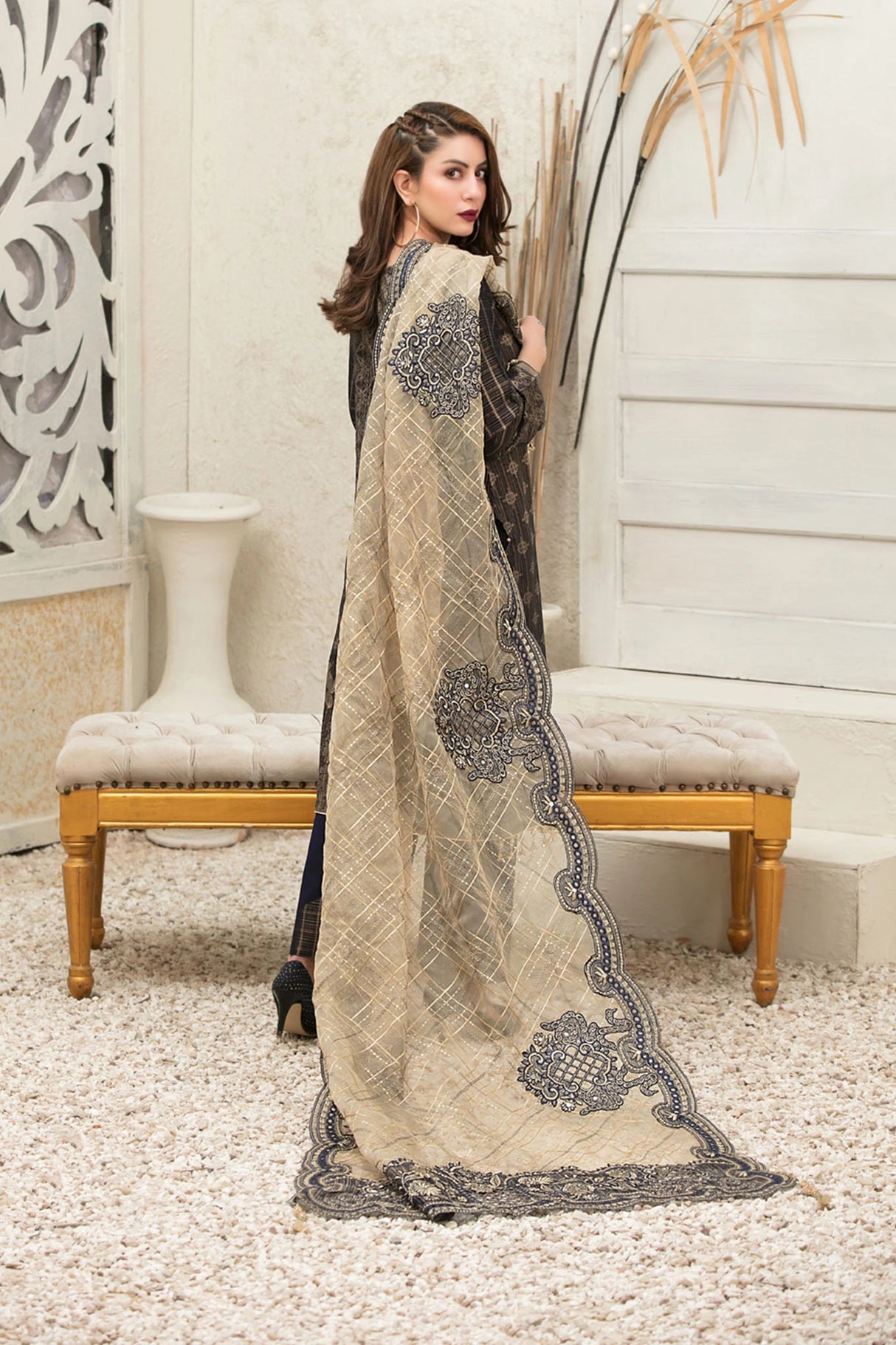 Giselle Printed And Embroidered Lawn Collection By Tawakkal 100% Original