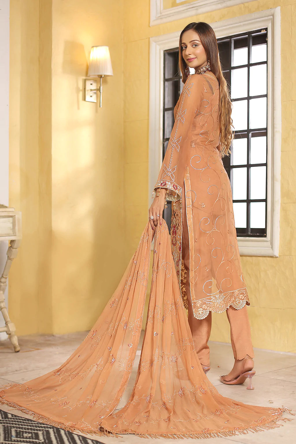 La'Fleur By Maryam's Chiffon Embroidered Collection