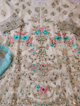 Pakistani Stitched Embroidery Party Wear Dresses Ready To Ship