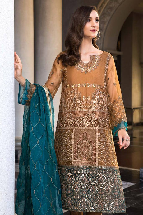 Charizma Chimmer Festive Chiffon Collection 2021-100% Original Guaranteed