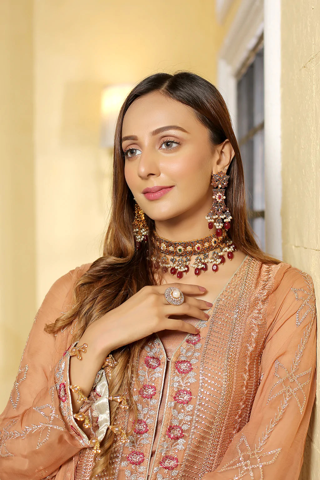 La'Fleur By Maryam's Chiffon Embroidered Collection