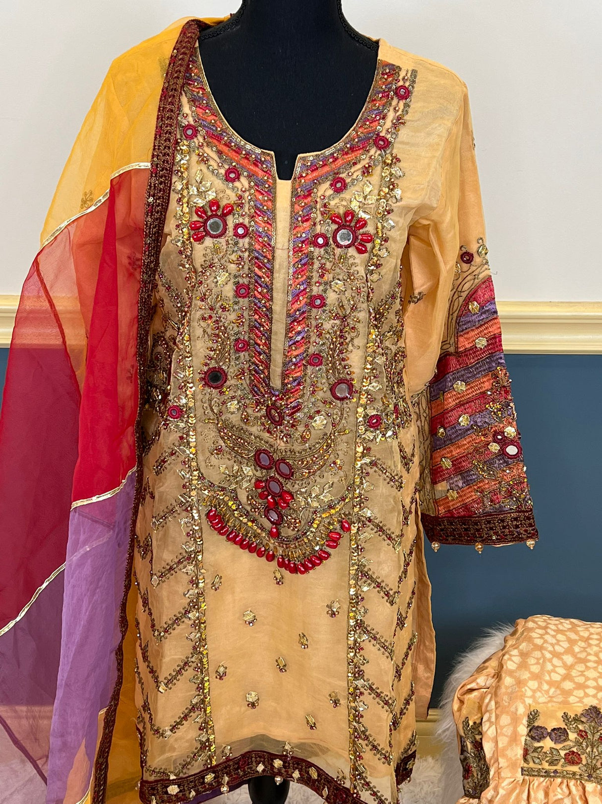 Pakistani Embroidered Party wear  Ready To Ship