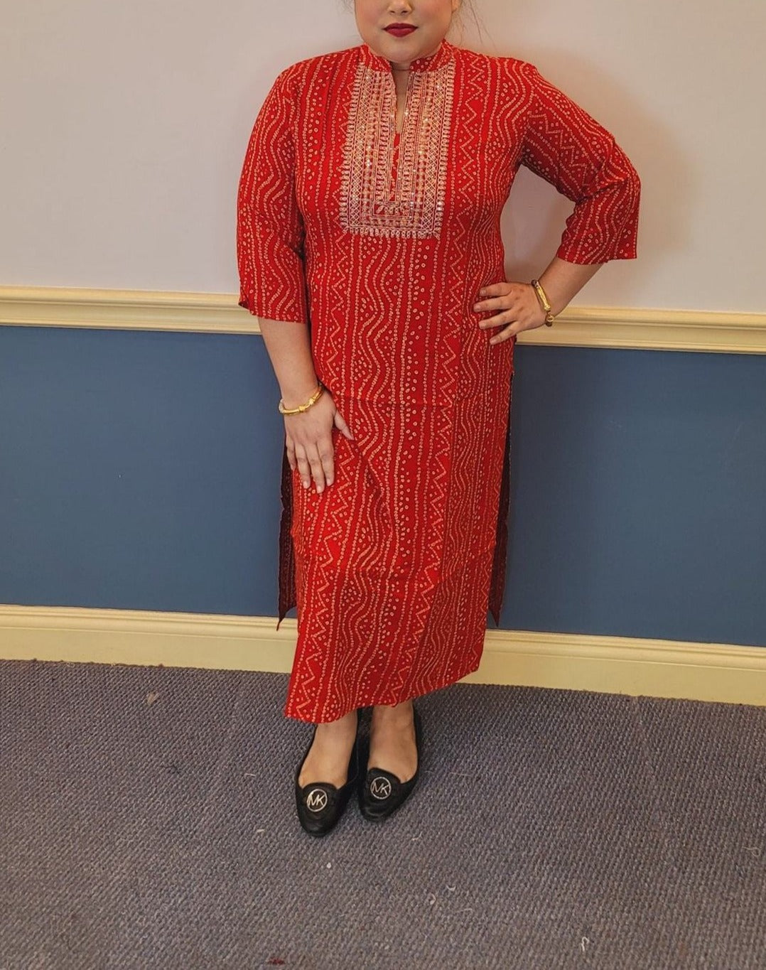 Premium bandhani Kurti