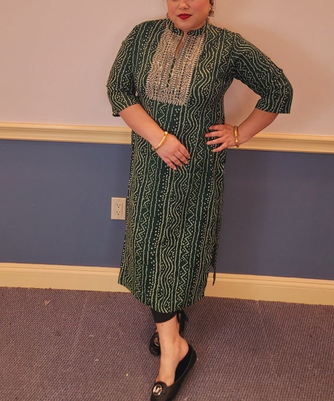 Premium bandhani Kurti