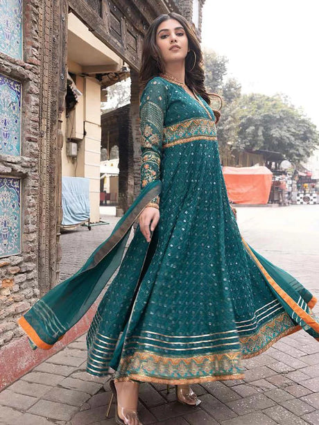 Aarzo by Charizma Premium Embroidered Luxury Chiffon Collection 100% Original