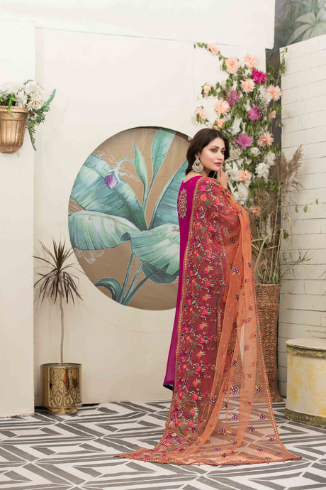 LUCILLE By Tawakkal Chiffon Embroidered Collection 2021 -100% Original Guaranteed