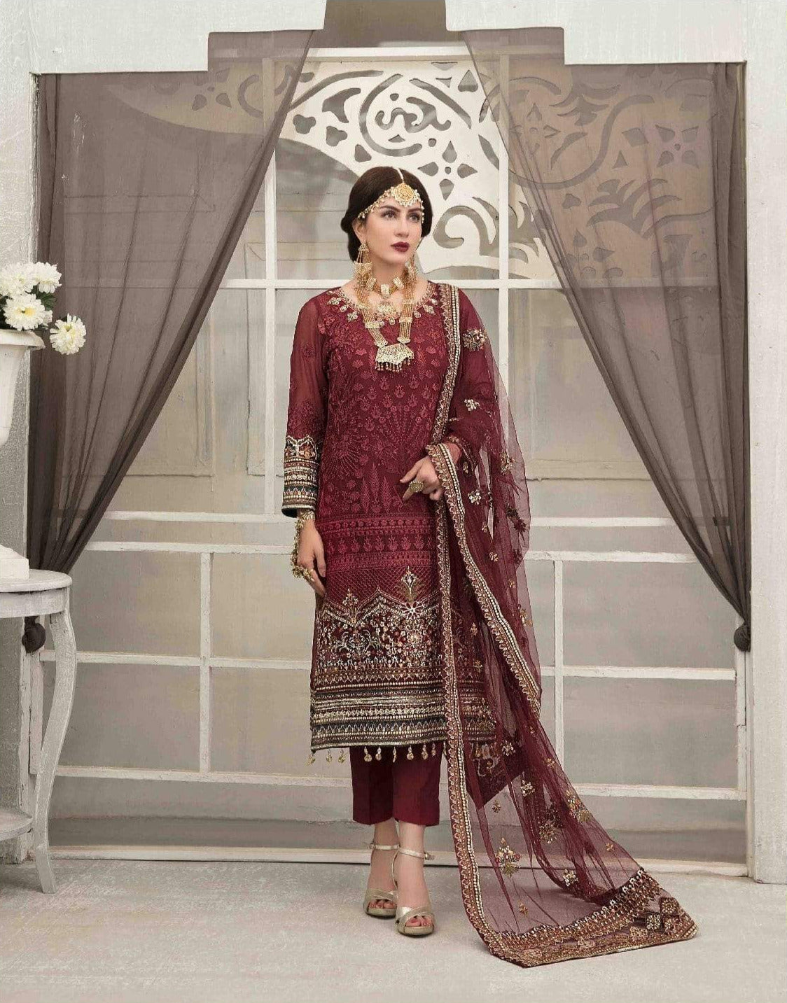 Bala By Tawakkal Chiffon Embroidered Collection 2021 -100% Original Guaranteed