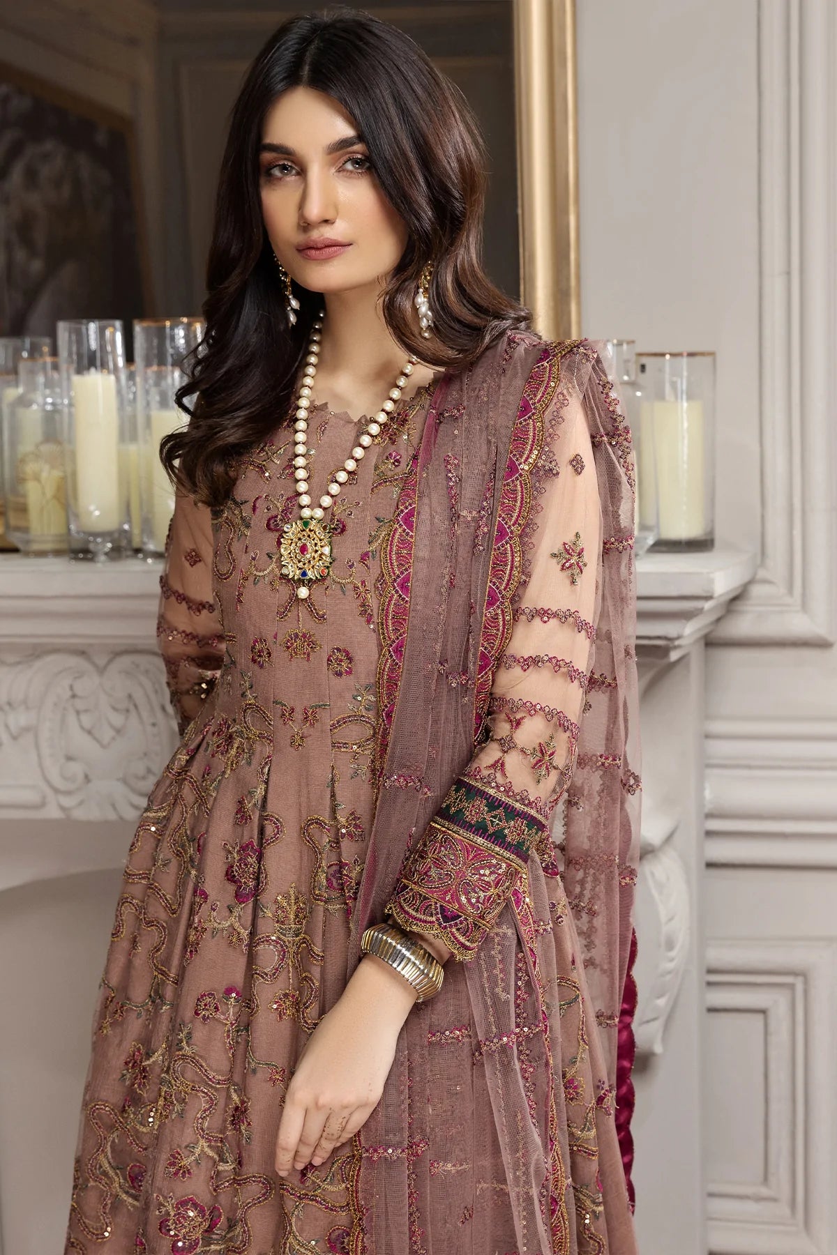 Alizeh Embroidered Chiffon Collection100% Original