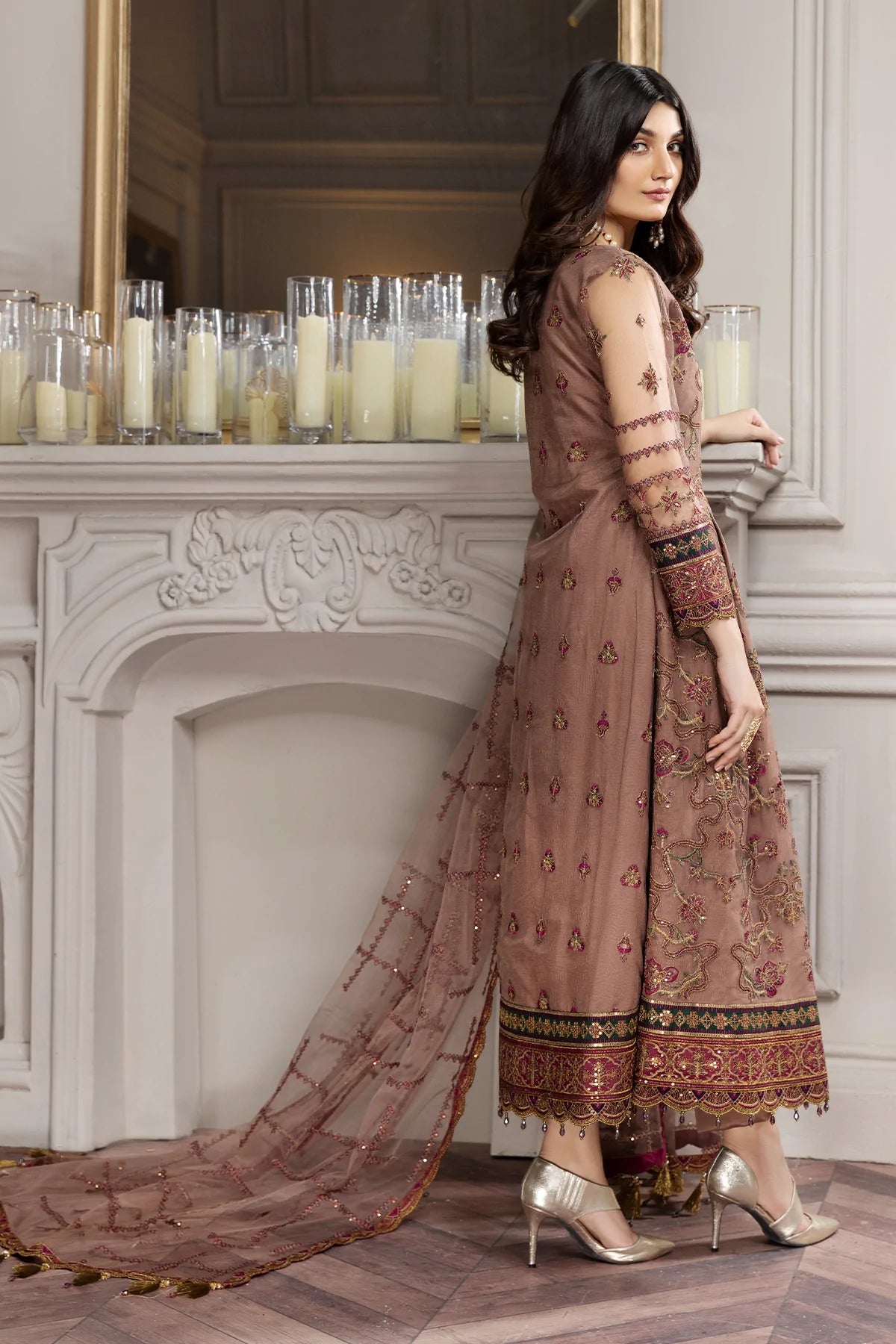 Alizeh Embroidered Chiffon Collection100% Original