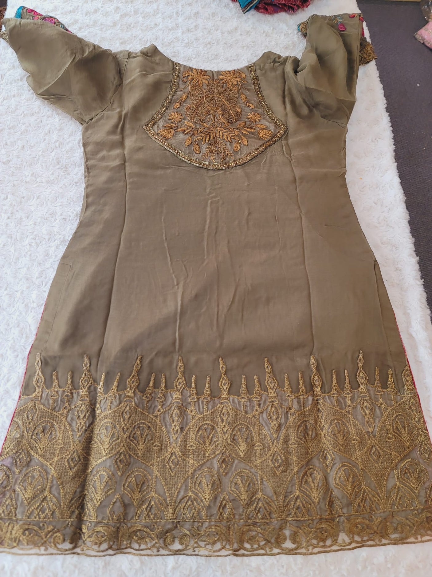 Pakistani Stitched Embroidery Party Wear Dresses Ready To Ship