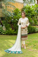 Mizka by Mi-Creation Luxury  Embroidered Chiffon Collection-100% Original