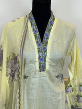 Pakistani Stitched Embroidered lawn Salwar kameez ready to ship