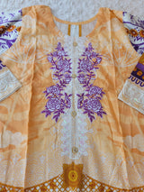 Pakistani Stitched lawn Embroidered Salwar kameez ready to ship