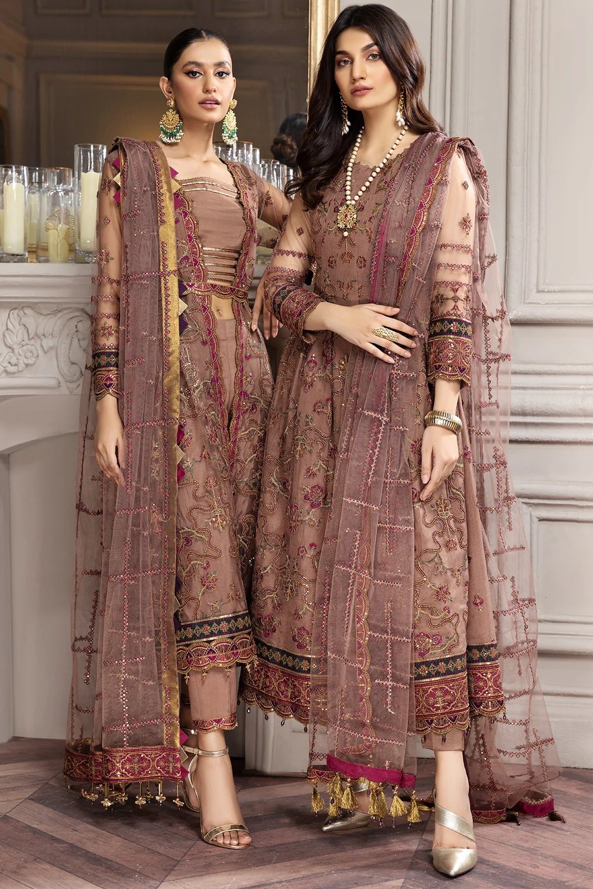 Alizeh Embroidered Chiffon Collection100% Original