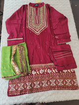 Pakistani Benchmark Raw Silk Kurti -100% Original Guaranteed