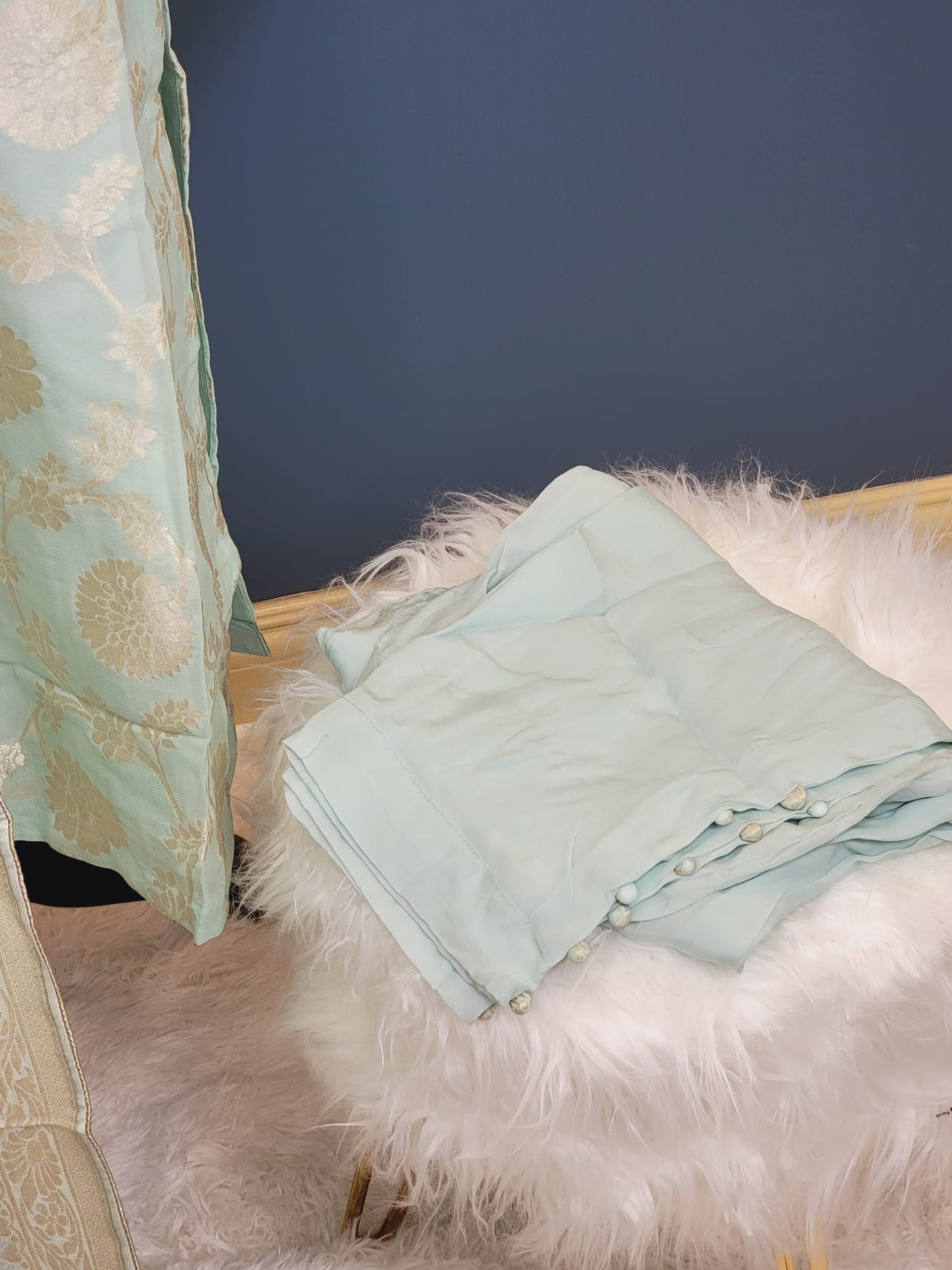 Pure Khaddi Georgette Banarasi Salwer Kamiz