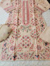 Pakistani Stitched Embroidery luxury  lawn Dresses Ready To Ship