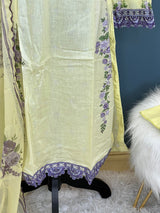 Pakistani Stitched Embroidered lawn Salwar kameez ready to ship