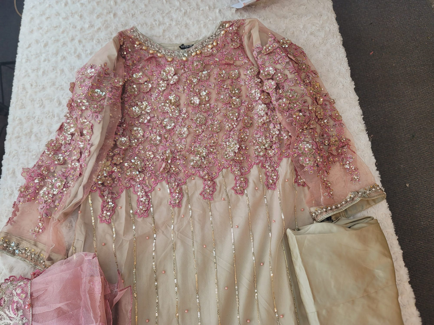 Pakistani Stitched Embroidery Party Wear Dresses Ready To Ship