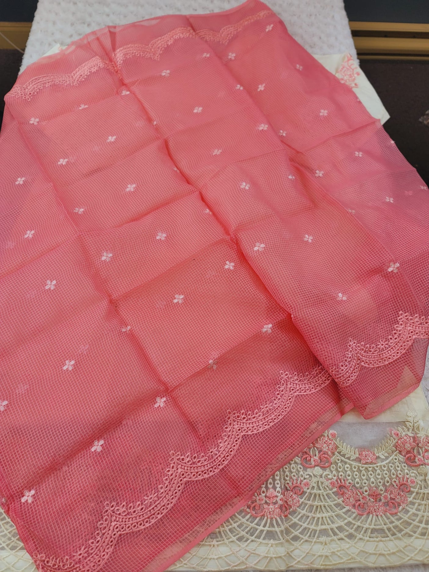 Pakistani Stitched Embroidery Lawn Suit Ready To Ship