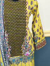 Pakistani Stitched lawn Embroidered Salwar kameez ready to ship