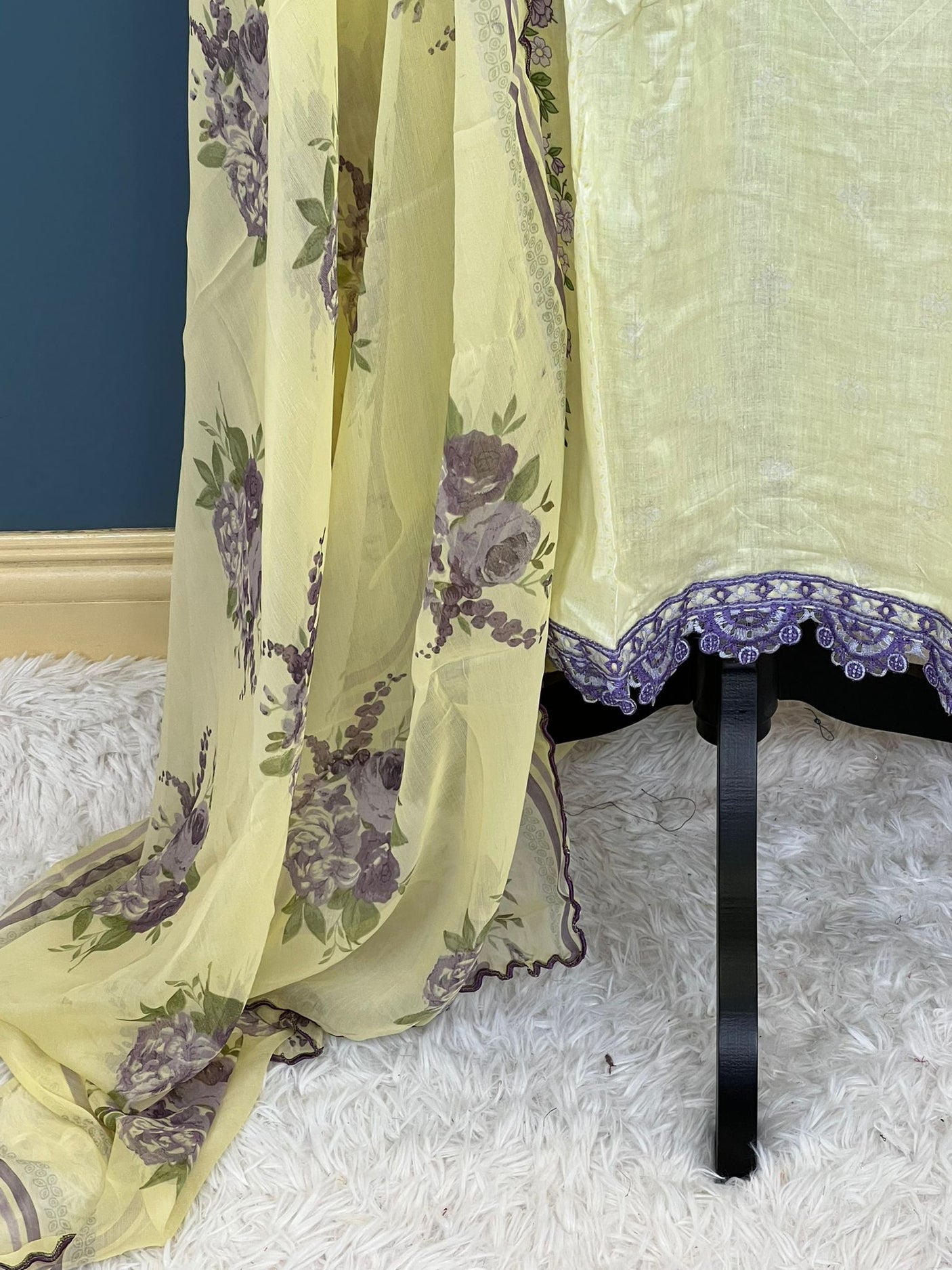 Pakistani Stitched Embroidered lawn Salwar kameez ready to ship