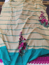 Indian Cotton Stitched Embroidery Suit Ready To Ship