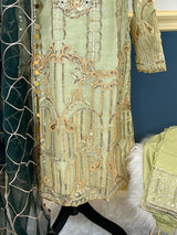 Pakistani Stitched Embroidery Party Wear Dresses Ready To Ship