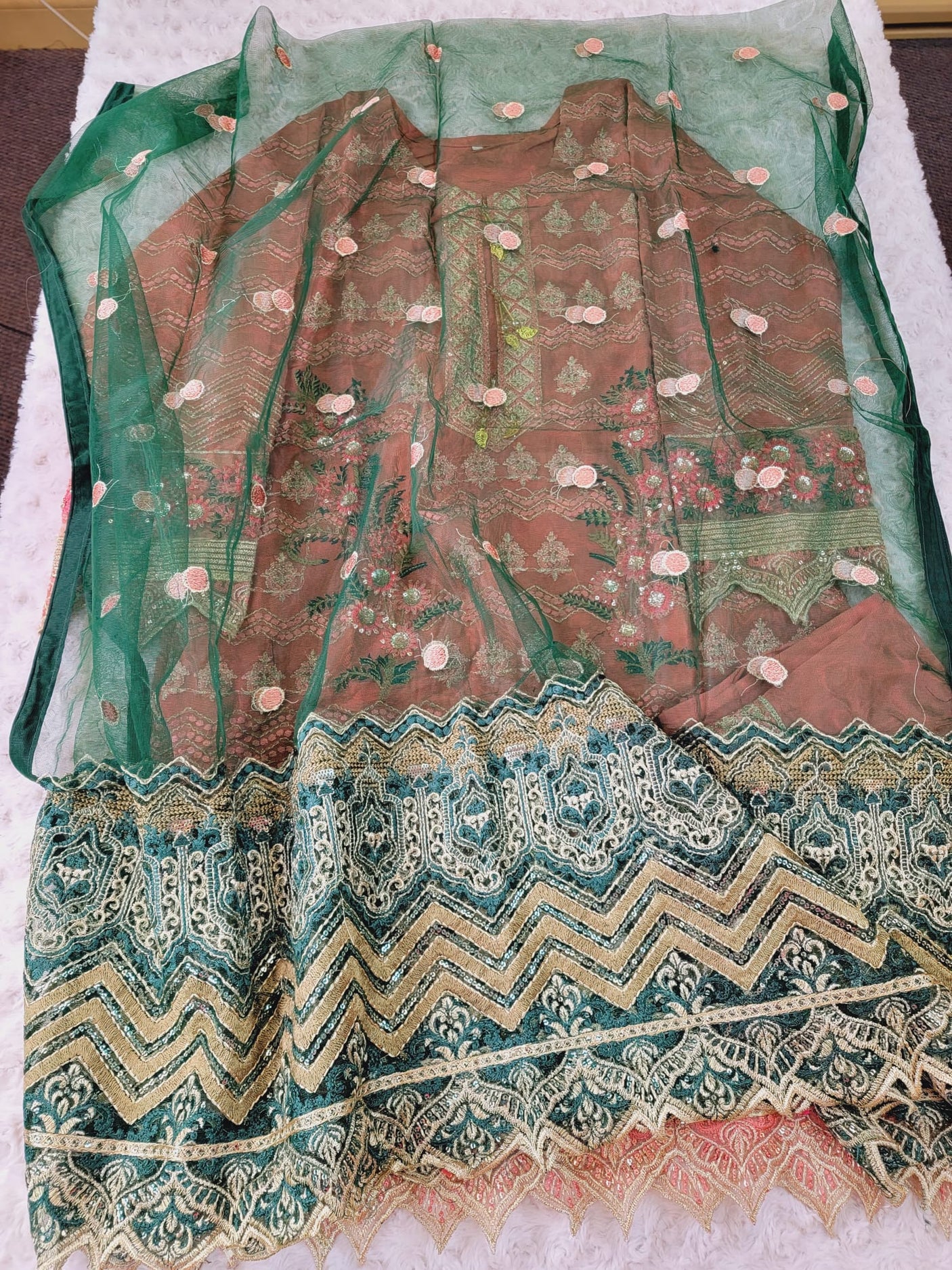 Pakistani Stitched Embroidery Party Wear Dresses Ready To Ship