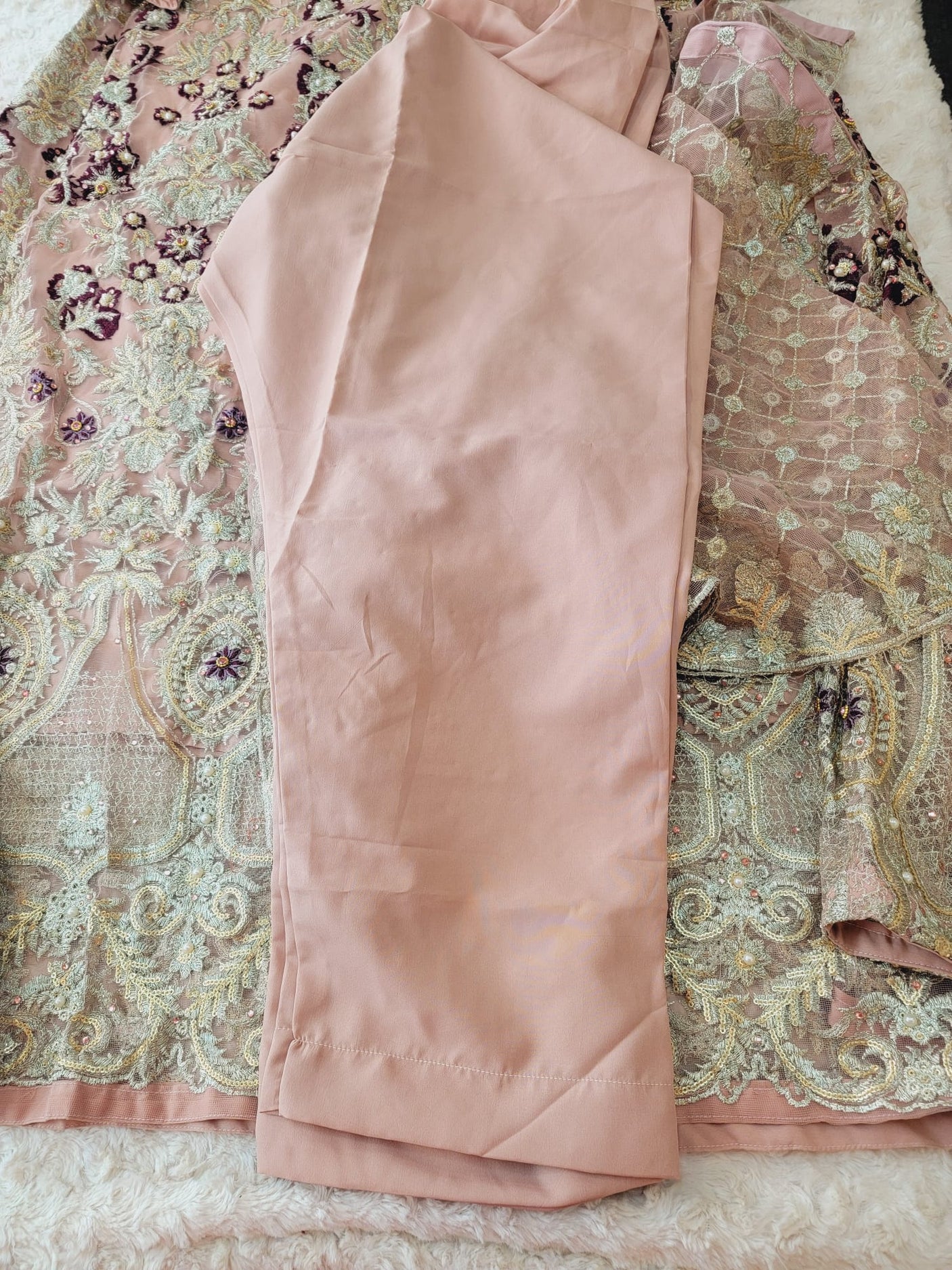 Pakistani Stitched Embroidery Party Wear Dresses Ready To Ship