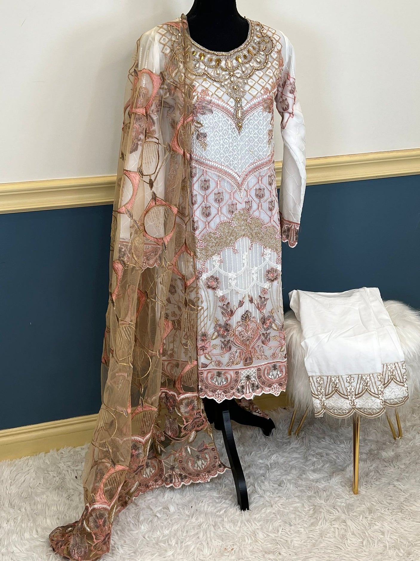 Pakistani Embroidered Party wear  Ready To Ship