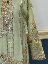 Pakistani Stitched Embroidery Party Wear Dresses Ready To Ship