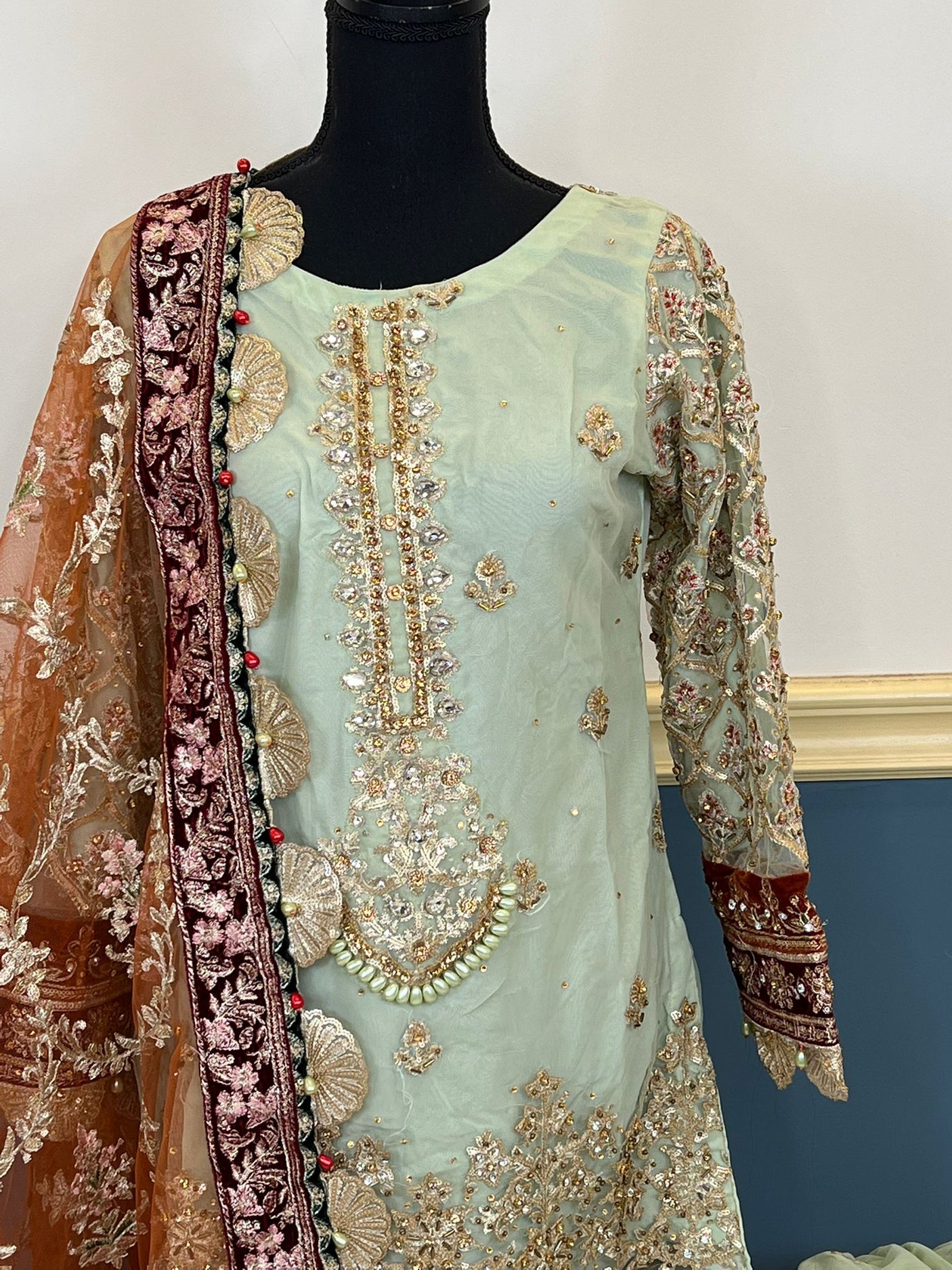 Pakistani Embroidered Party wear Ready To Ship
