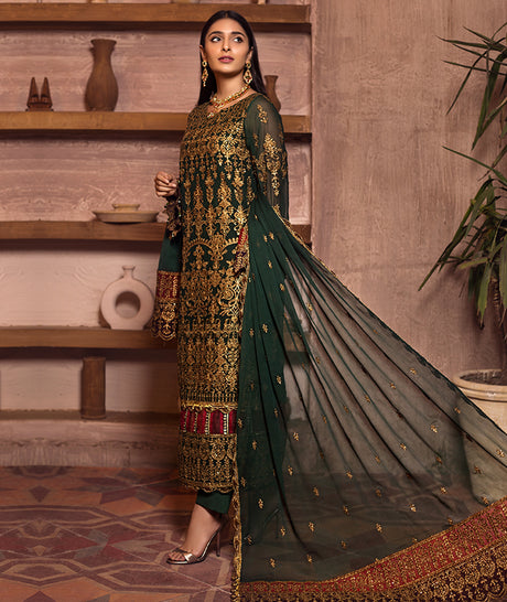 Zarif Festive Luxury Chiffon Embroidered 2021 -100% Original Guaranteed