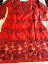 Pakistani Stitched Embroidery Party Wear Dresses Ready To Ship