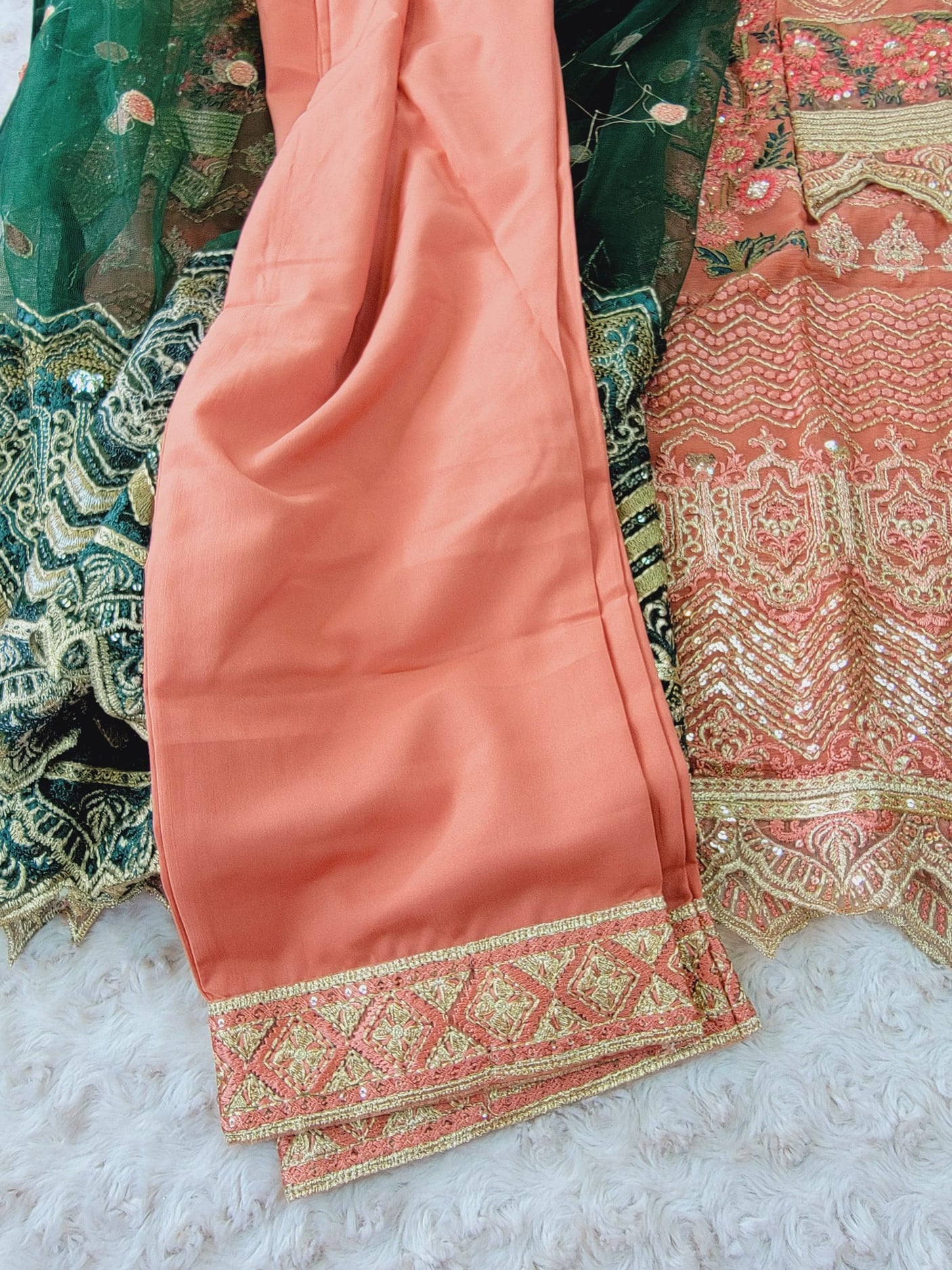 Pakistani Stitched Embroidery Party Wear Dresses Ready To Ship