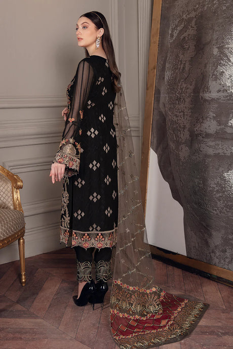 Chevron by Ramsha Luxury Chiffon Embroidered Collection