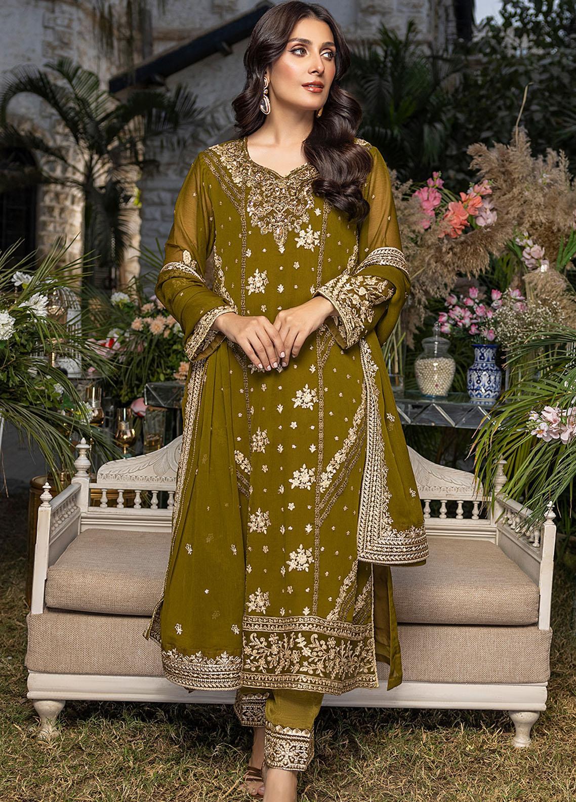 Azure luxury chiffon collection Collection 100% Original