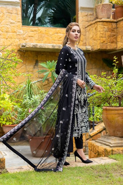 Mizka by Mi-Creation Luxury  Embroidered Chiffon Collection-100% Original