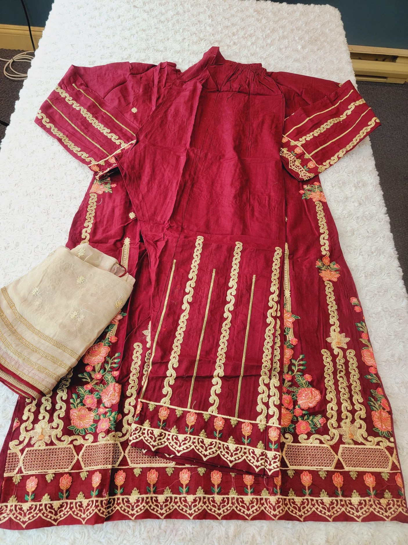 Pakistani Stitched Embroidery luxury  lawn Dresses Ready To Ship