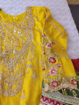 Pakistani Stitched Embroidery Party Wear Dresses Ready To Ship