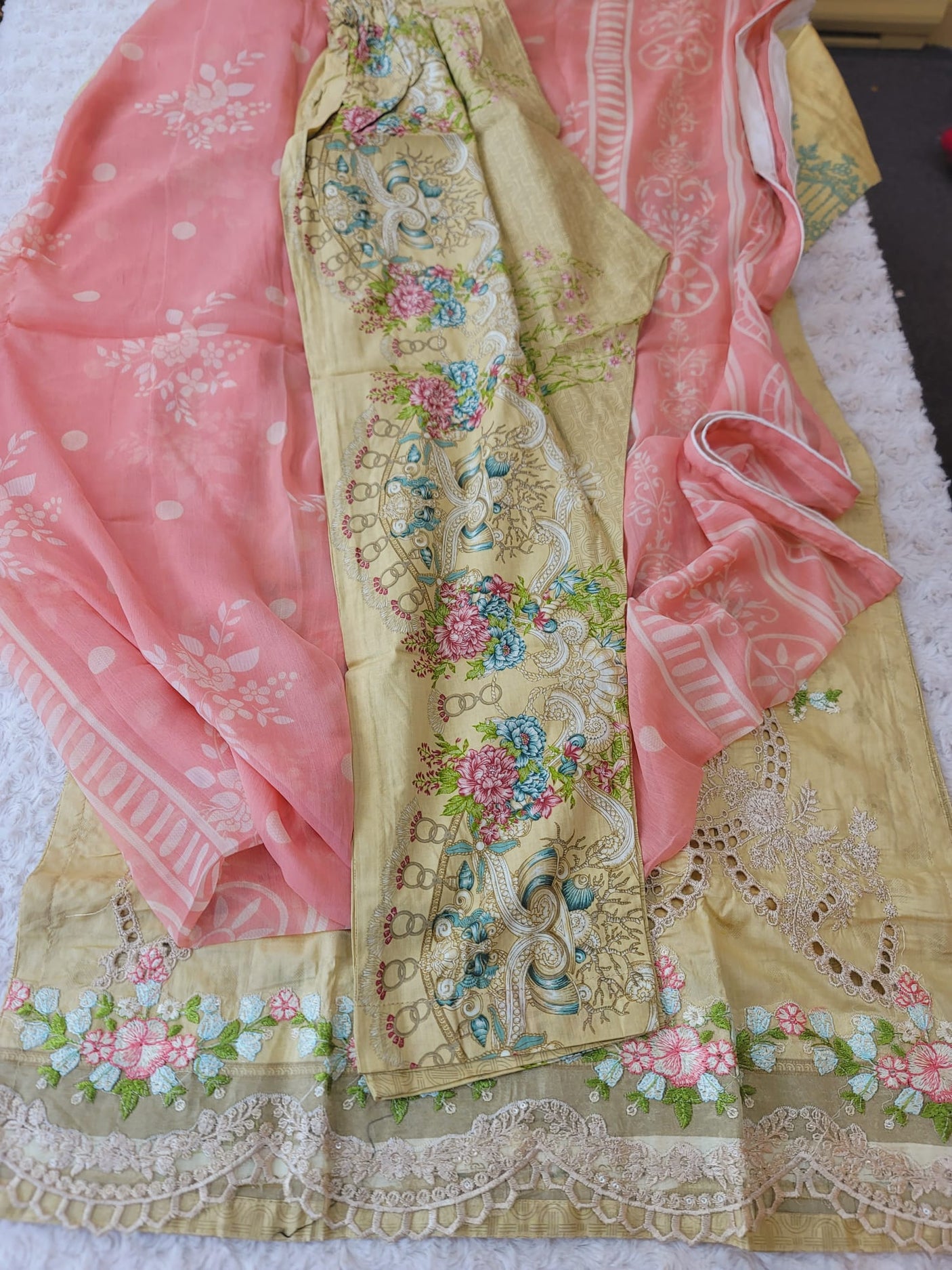 Pakistani Stitched Embroidered luxury lawn Dresses Ready To Ship