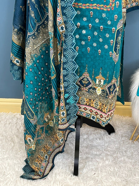 Bin Saeed original embroidered lawn Collection