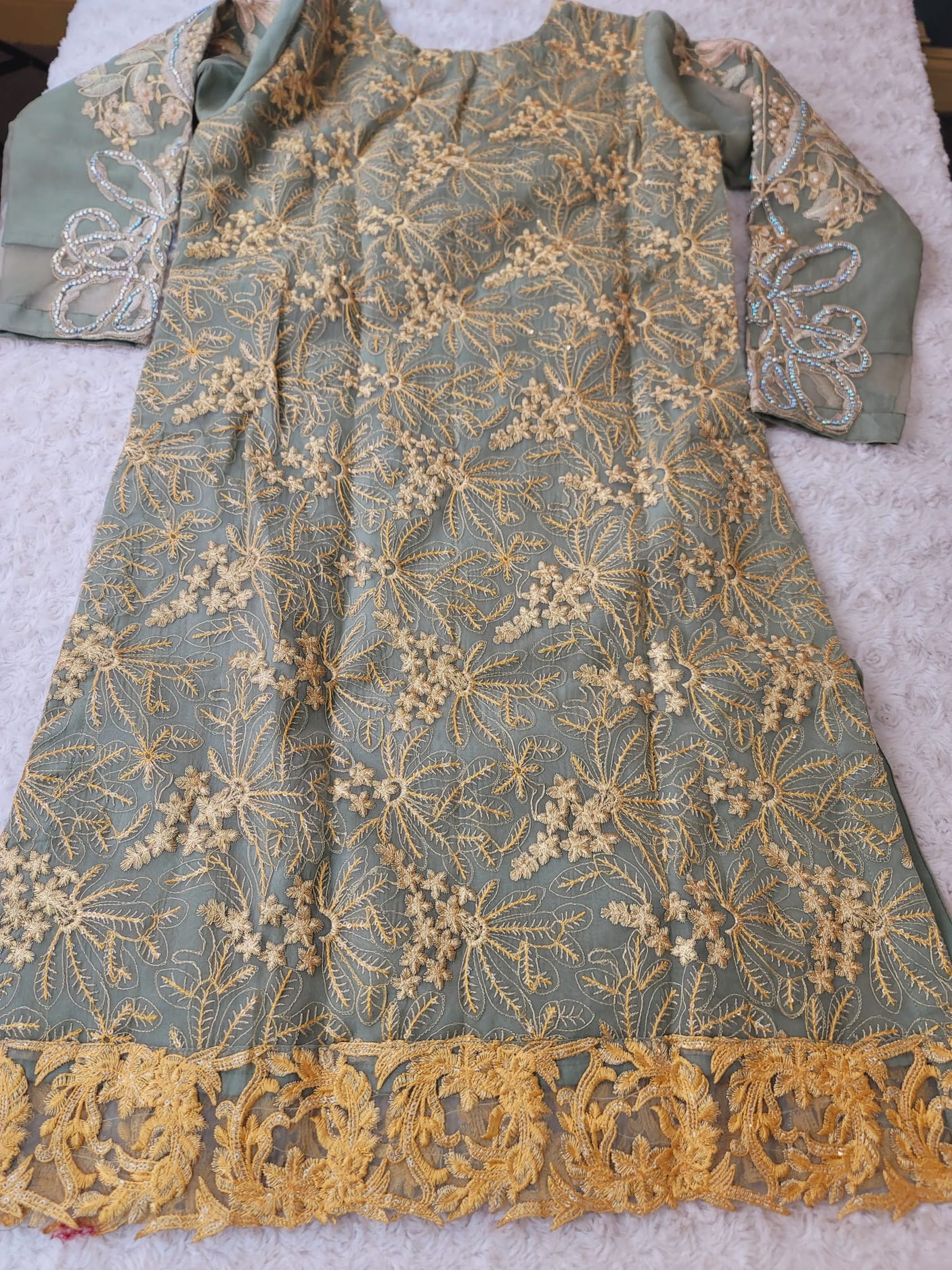 Pakistani Stitched Embroidery Party Wear Dresses Ready To Ship