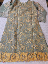 Pakistani Stitched Embroidery Party Wear Dresses Ready To Ship