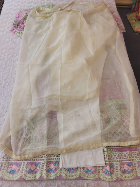 Pakistani Stitched lawn Embroidered Salwar kameez ready to ship