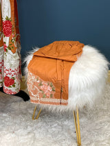 Indian Cotton Stitched Embroidery Suit Ready To Ship