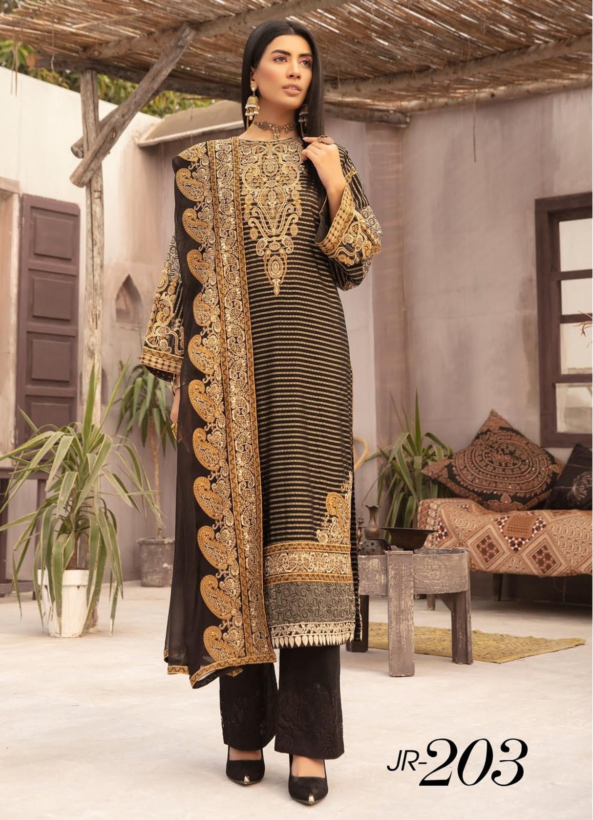 NAMAEESH by Johra Embroidered Lawn Collection 2021 -100% Original Guaranteed